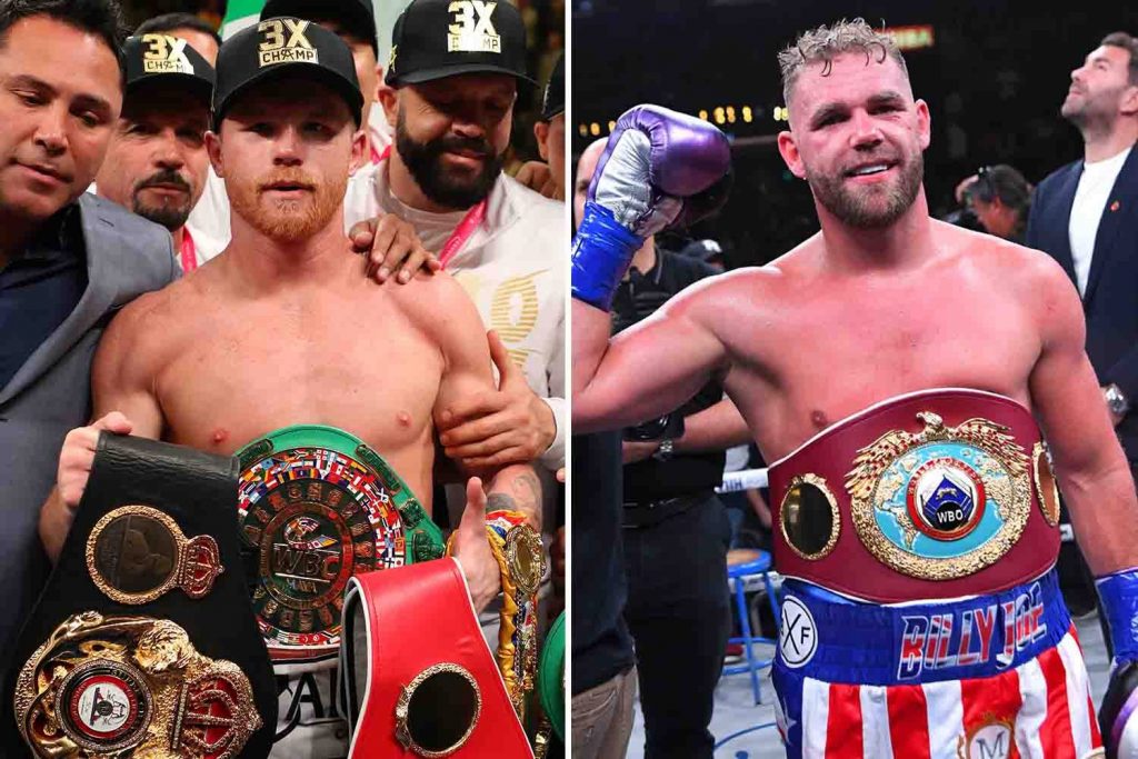 Canelo Álvarez & Billy Joe Saunders (Foto Cortesía)