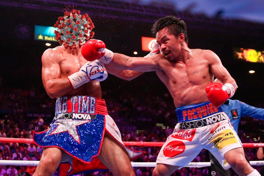 Manny Pacquiao sigue en ardua batalla contra el Coronavirus por su natal Filipinas (Foto Cortesía)
