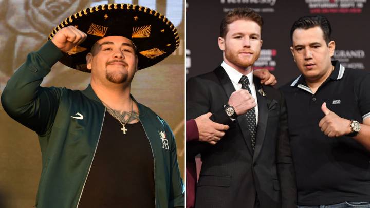 Andy Ruíz Jr, Canelo Álvarez & Eddy Reynoso (Foto Cortesía)