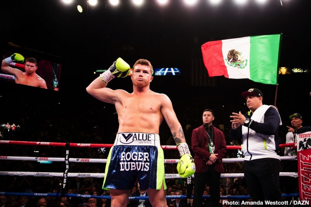Canelo Álvarez (Amanda Westcott DAZN)