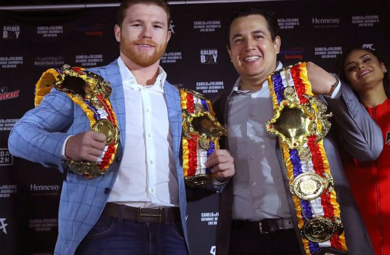 EDDY REYNOSO REVELA LISTA FINAL DE POSIBLES RIVALES DEL CANELO