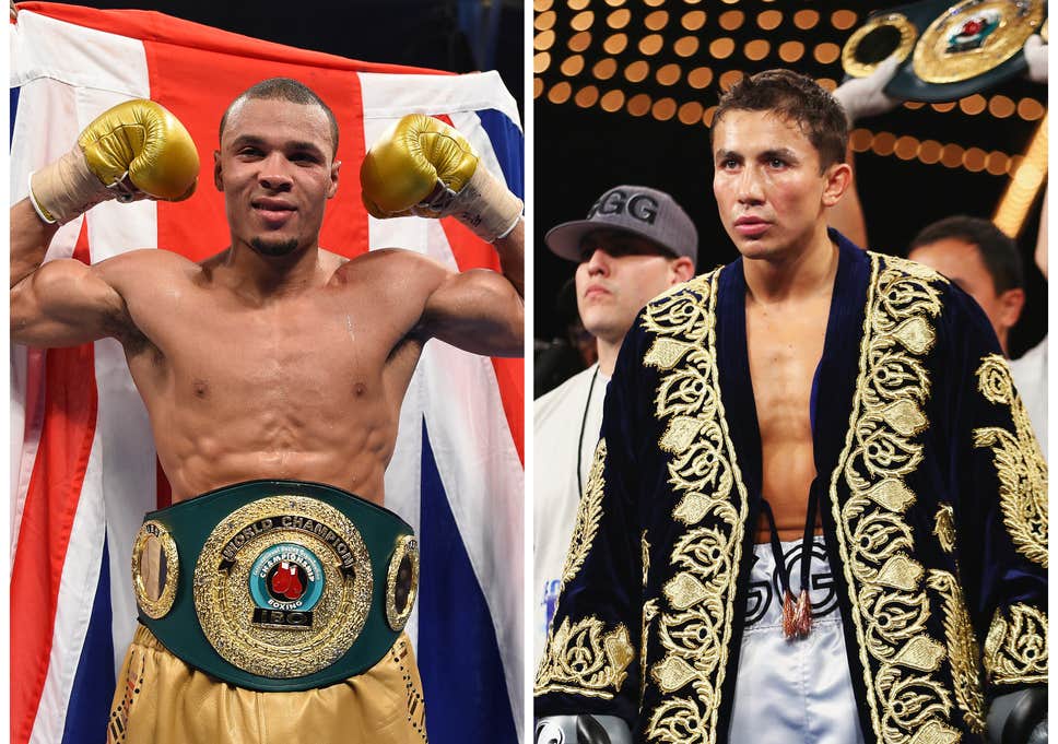 Chris Eubank Jr & Gennady Golovkin (Foto Cortesía)