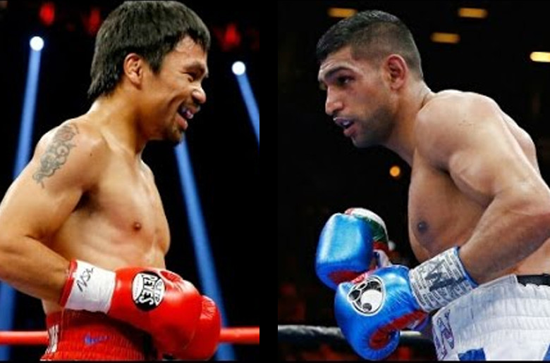 Manny Pacquiao & Amir Khan (Foto Cortesía)