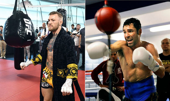 Conor McGregor & Oscar De La Hoya (Foto Cortesía)