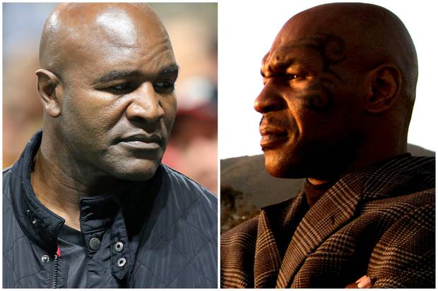 Evander Holyfield & Mike Tyson (Foto Cortesía)