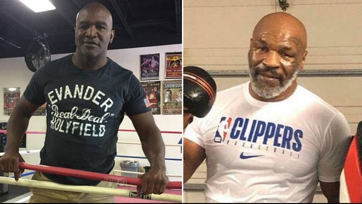 Evander Holyfield & Mike Tyson (Foto Cortesía)