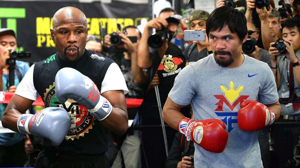 Floyd Mayweather & Manny Pacquiao (Foto Cortesía)