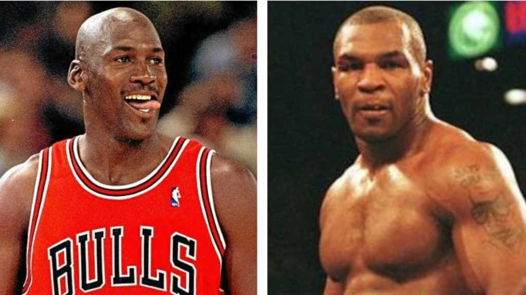 Michael Jordan & Mike Tyson (Foto Cortesía)