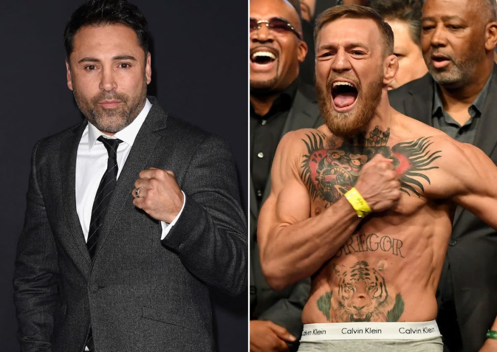 Conor McGregor & Oscar De La Hoya (Foto Cortesía)
