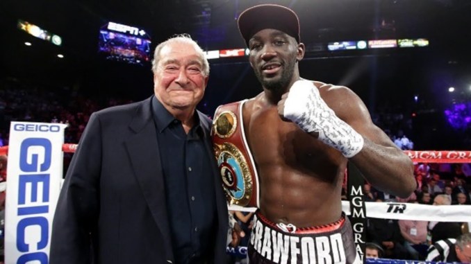 Bob Arum & Terence Crawford (Mikey Williams Top Rank)