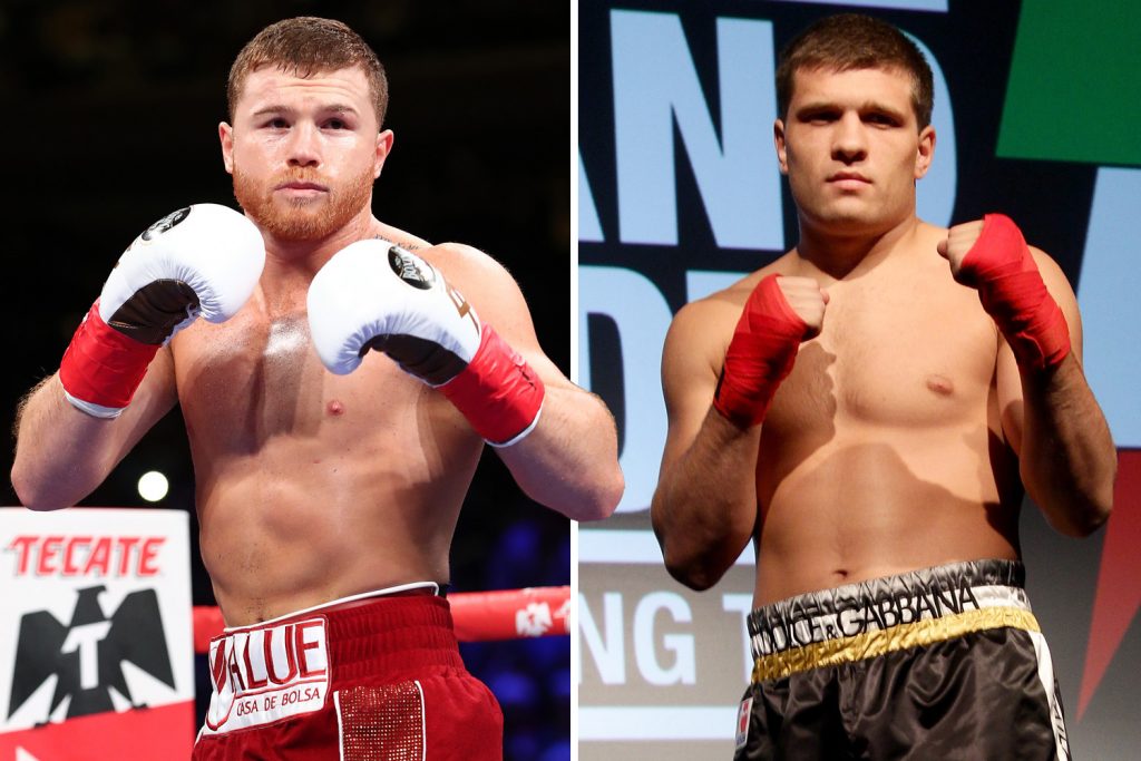 Canelo Álvarez & Sergiy Derevyanchenko (Foto Cortesía)