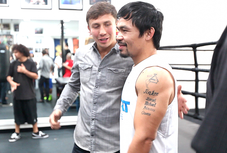 Gennady Golovkin & Manny Pacquiao (Foto Cortesía)