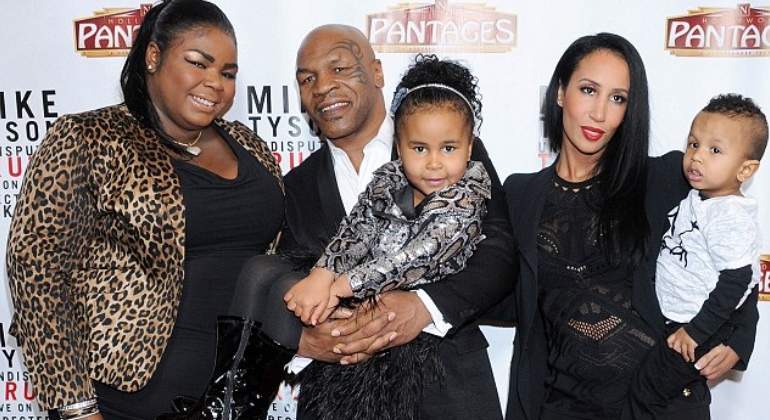 Mike Tyson & his family (Foto Cortesía)