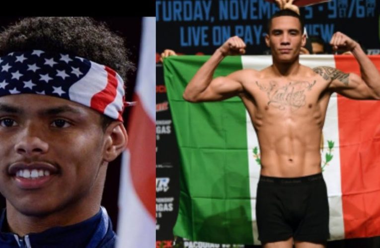 SHAKUR STEVENSON ADVIERTE A OSCAR VALDEZ NO ENFRENTARLO
