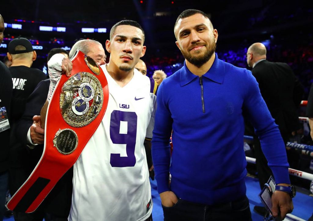Teófimo López & Vasyl Lomachenko (Mikey Williams Top Rank)