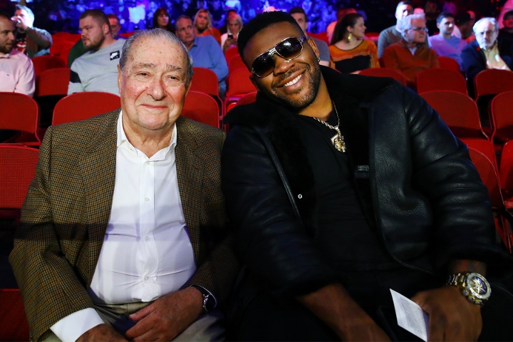 Bob Arum & Jarrell Miller (Foto Cortesía)