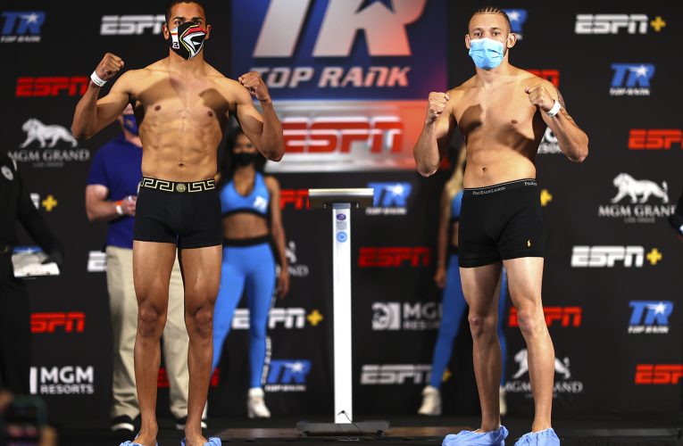 PESAJE OFICIAL: FÉLIX VERDEJO VS WILL MADERA