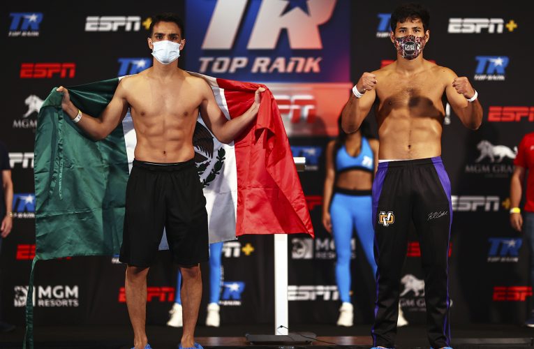 PESAJE OFICIAL: JOSÉ ZEPEDA VS KENDO CASTAÑEDA
