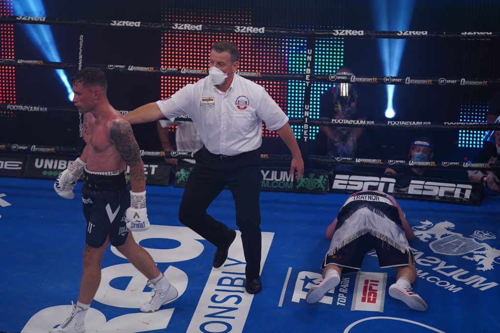 Carl Frampton & Darrell Traynor (Mikey Williams Top Rank)