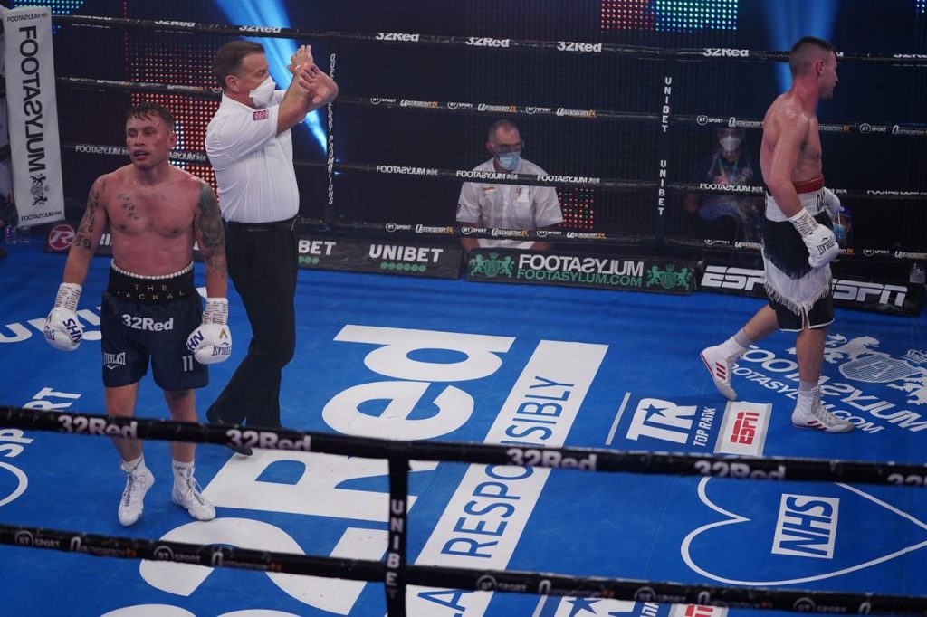 Carl Frampton & Darrell Traynor (Mikey Williams Top Rank)