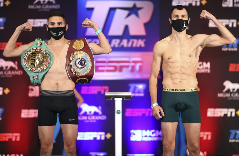 PESAJE OFICIAL: JOSÉ CARLOS RAMÍREZ VS VIKTOR POSTOL