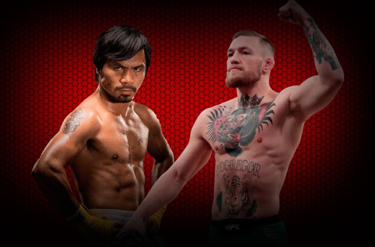 Manny Pacquiao & Conor McGregor (Foto Cortesía)