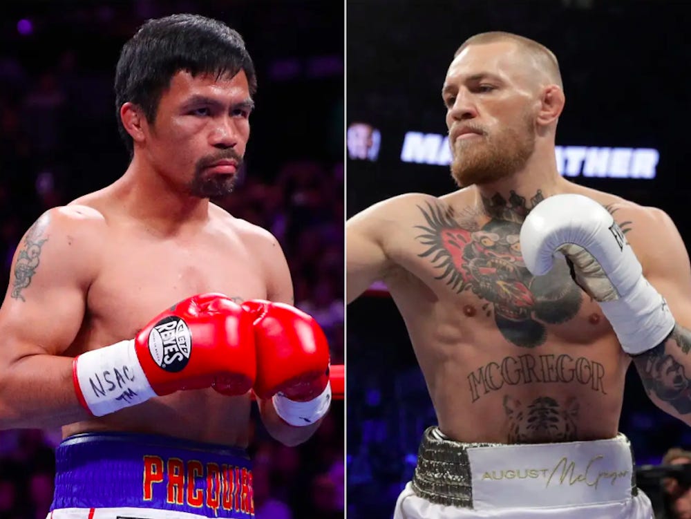 Manny Pacquiao & Conor McGregor (Foto Cortesía)