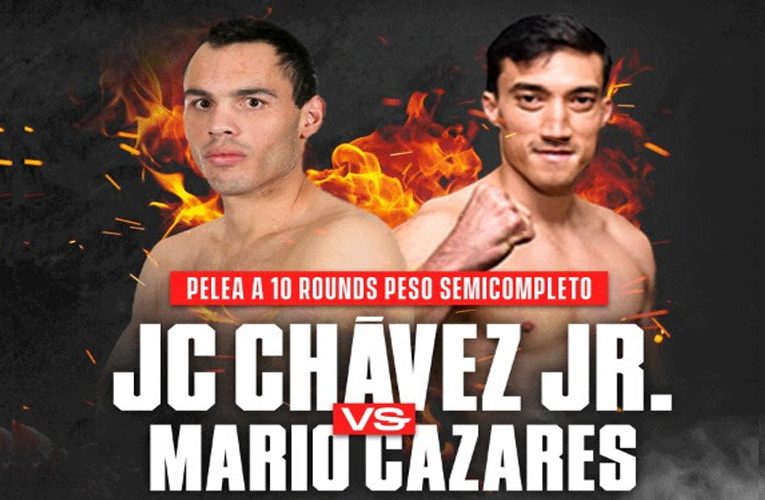 CHÁVEZ JR VS CÁZARES ESTE VIERNES EN VIVO POR DAZN