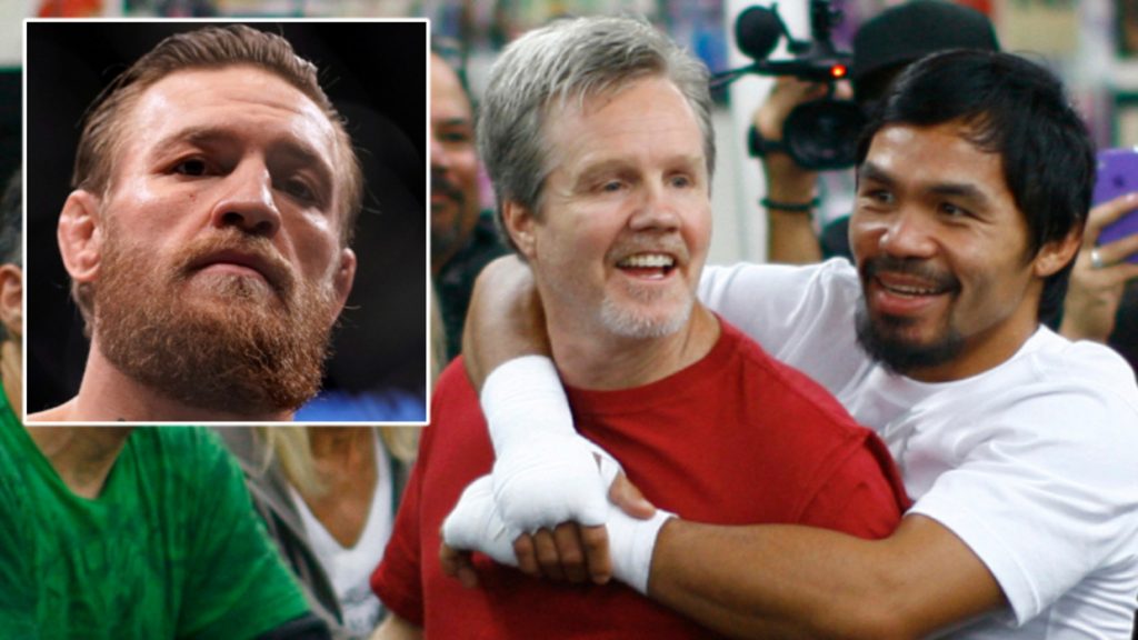 Conor McGregor, Manny Pacquiao & Freddie Roach (Foto Cortesía)