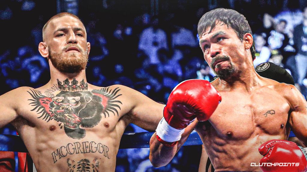 Conor McGregor & Manny Pacquiao (Photo By Clutchpoints)