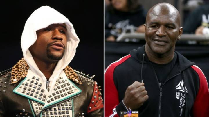 Floyd Mayweather & Evander Holyfield (Foto Cortesía)