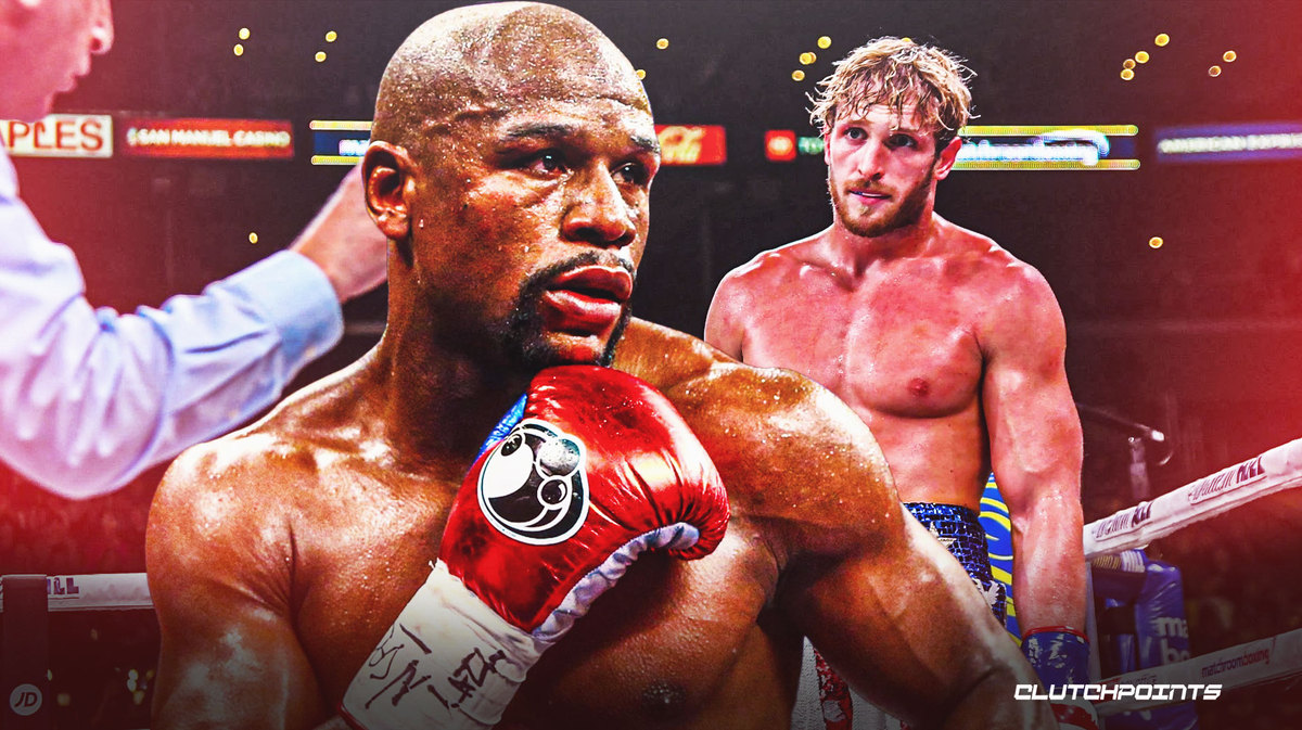 Floyd Mayweather & Logan Paul (Photo By Clutchpoints)