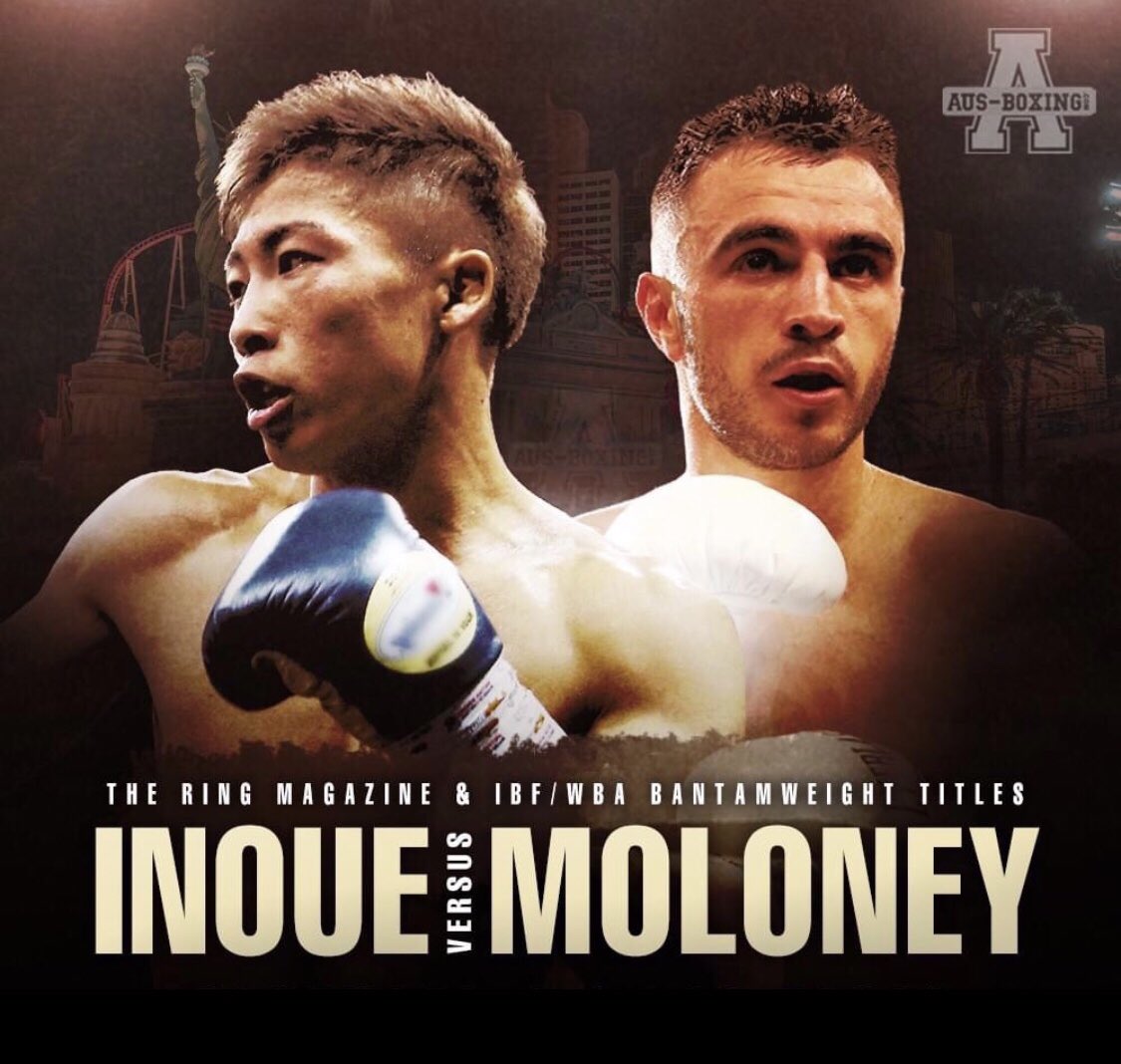 Naoya Inoue & Jason Moloney (Foto Cortesía AUS Boxing)