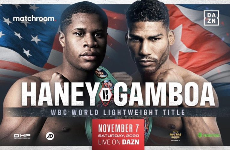 HANEY DEFIENDE CAMPEONATO CMB ANTE GAMBOA