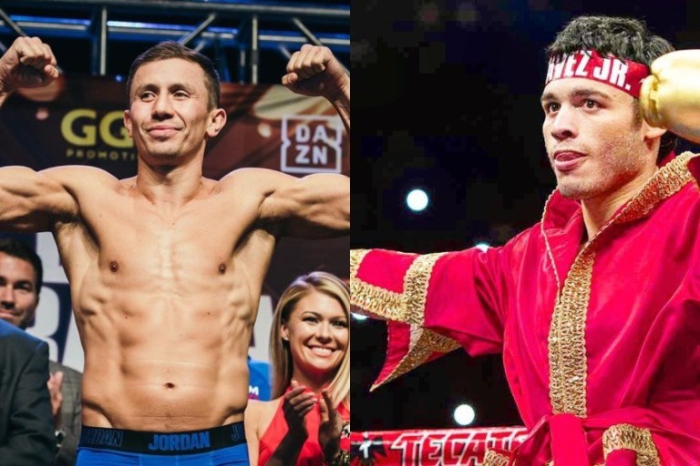 Gennady Golovkin & Julio César Chávez Jr (Foto Cortesía)