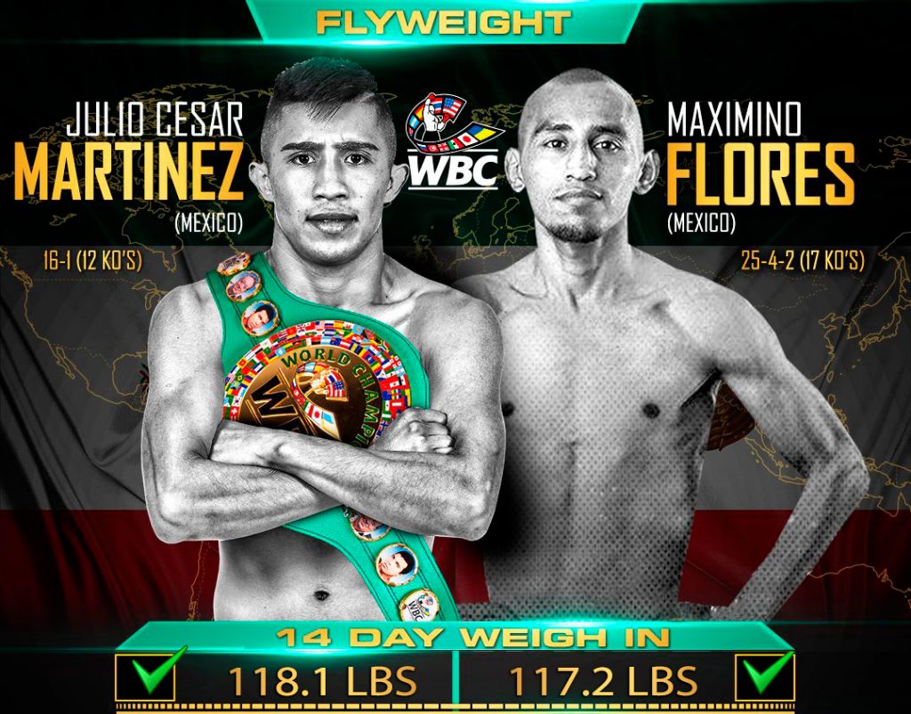 Julio César Martínez & Maximino Flores (WBC)