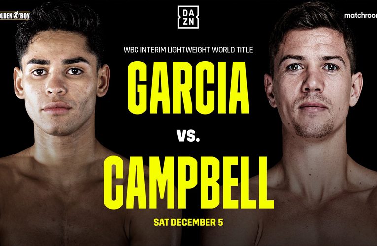RYAN GARCÍA VS LUKE CAMPBELL EL 5 DE DICIEMBRE