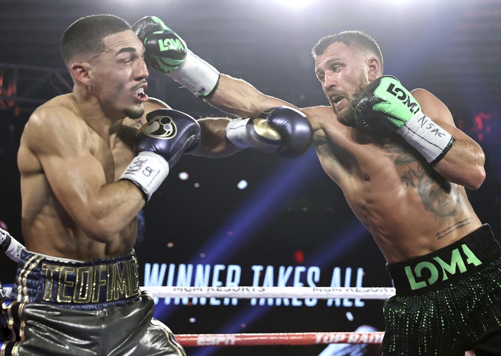 Teófimo López & Vasyl Lomachenko (Mikey Williams Top Rank)