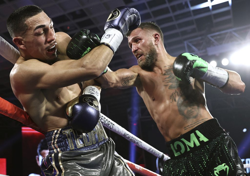 Teófimo López & Vasyl Lomachenko (Mikey Williams Top Rank)