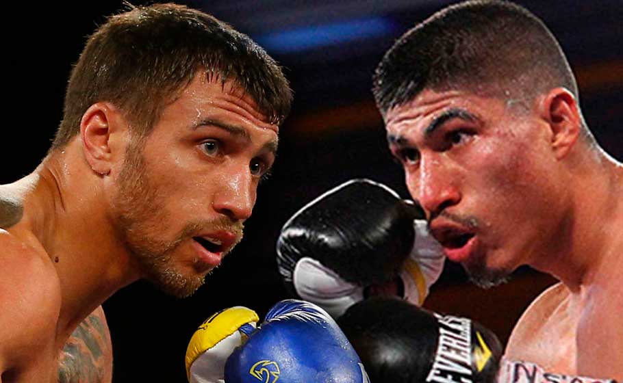 Vasyl Lomachenko & Mikey García (Foto Cortesía)