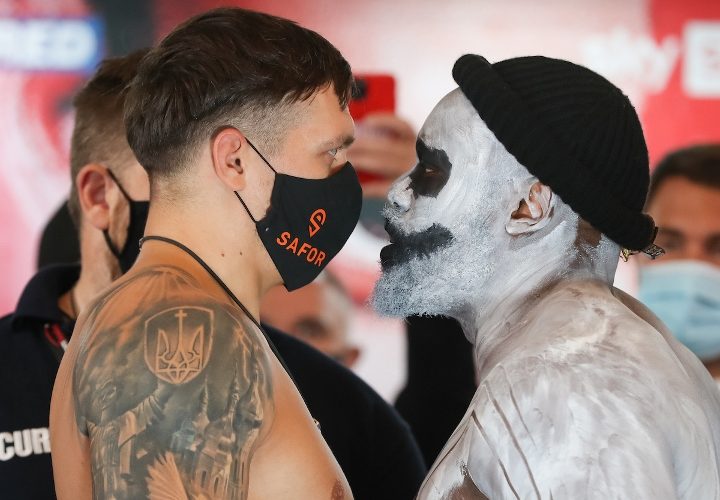 PESAJE OFICIAL: OLEKSANDR USYK VS DERECK CHISORA