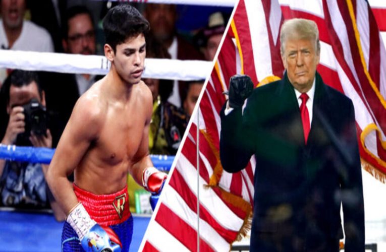 RYAN GARCÍA CONECTA POTENTE GANCHO A DONALD TRUMP