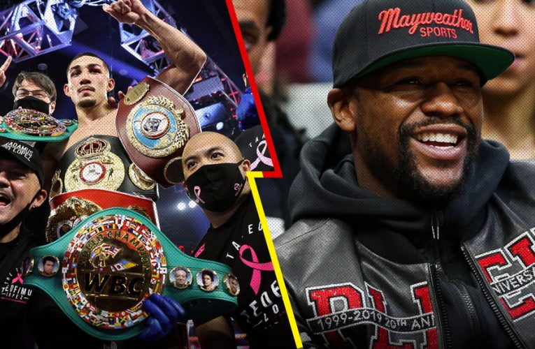 Floyd Mayweather, Óscar de la Hoya, Teófimo López y Jermall Charlo
