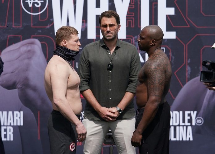 PESAJE OFICIAL: Alexander Povetkin vs Dillian Whyte 2