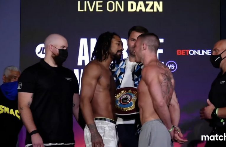 PESAJE OFICIAL: Demetrius Andrade vs Liam Williams