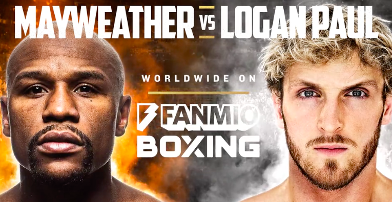 La cartelera de fondo en Floyd Mayweather vs Logan Paul