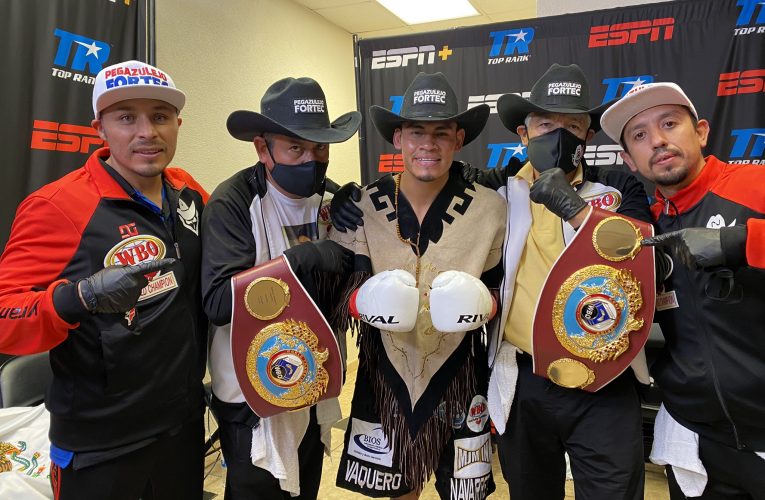 Emanuel ‘Vaquero’ Navarrete venció a Christopher ‘Pitufo’ Díaz en épica guerra