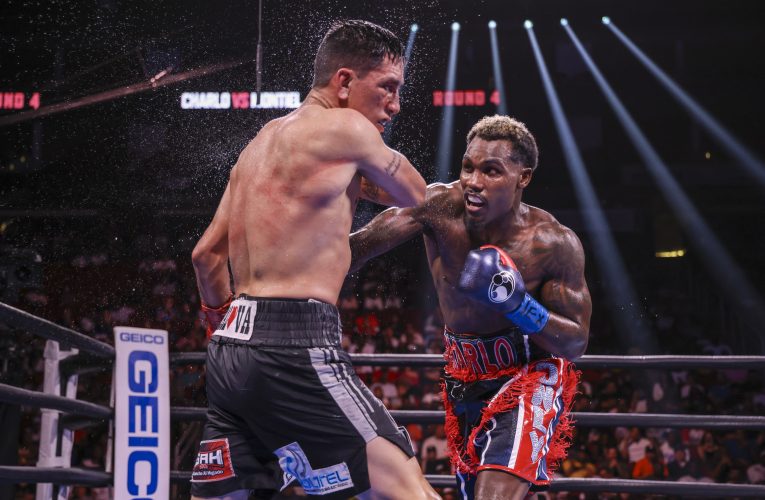 Jermall Charlo venció en complicado duelo a Juan Montiel